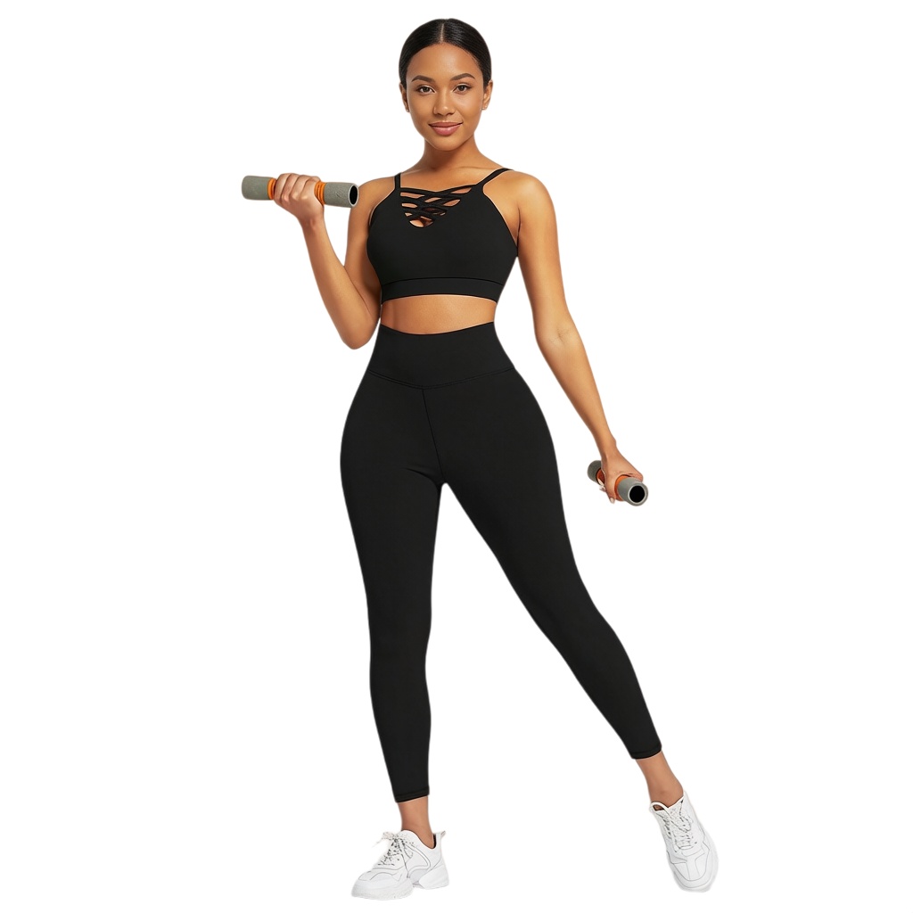 Yoga In Fitness - 3-teiliges Damen Yoga Fitness Set -