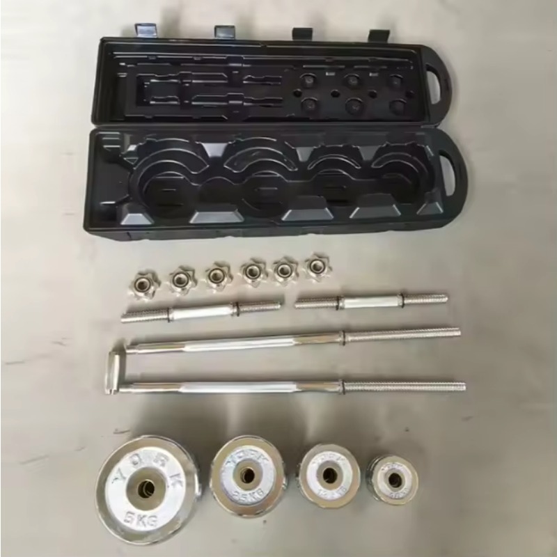 Adjustable Dumbbells - Hochwertiges 50kg Verstellbares Stahl-Kurzhantel-Set Tragbare Langhantel