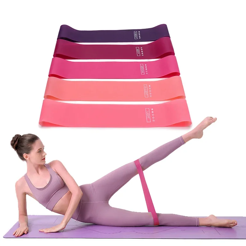 Yoga Fitness Resistance Band - Tragbare Fitness-Trainingsausrüstung Gummi-Widerstandsbänder Yoga Gym Elastische