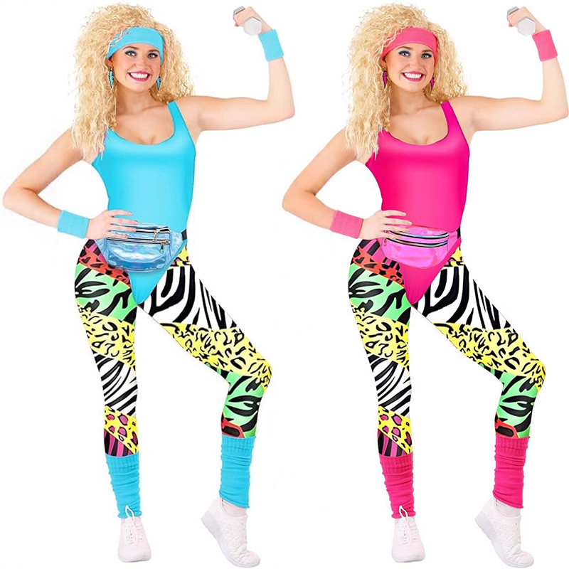 Yoga Fitness Holiday - Yoga-Sportbekleidung Fitness Cosplay Jumpsuit Stirnband Kostüm