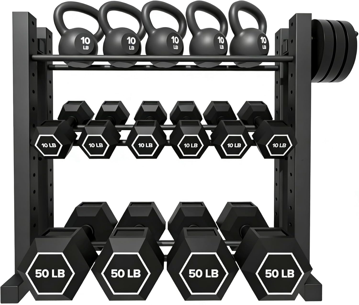 Adjustable Dumbbells - Für den Heimgebrauch, Stahlmaterial, Silberfarben, Höhenverstellbar,
