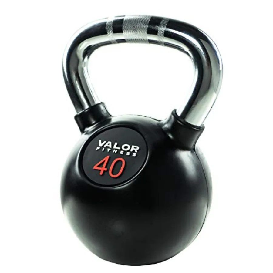 Kettlebell - Verchromte Kettlebell 40 lb für Heimfitness,