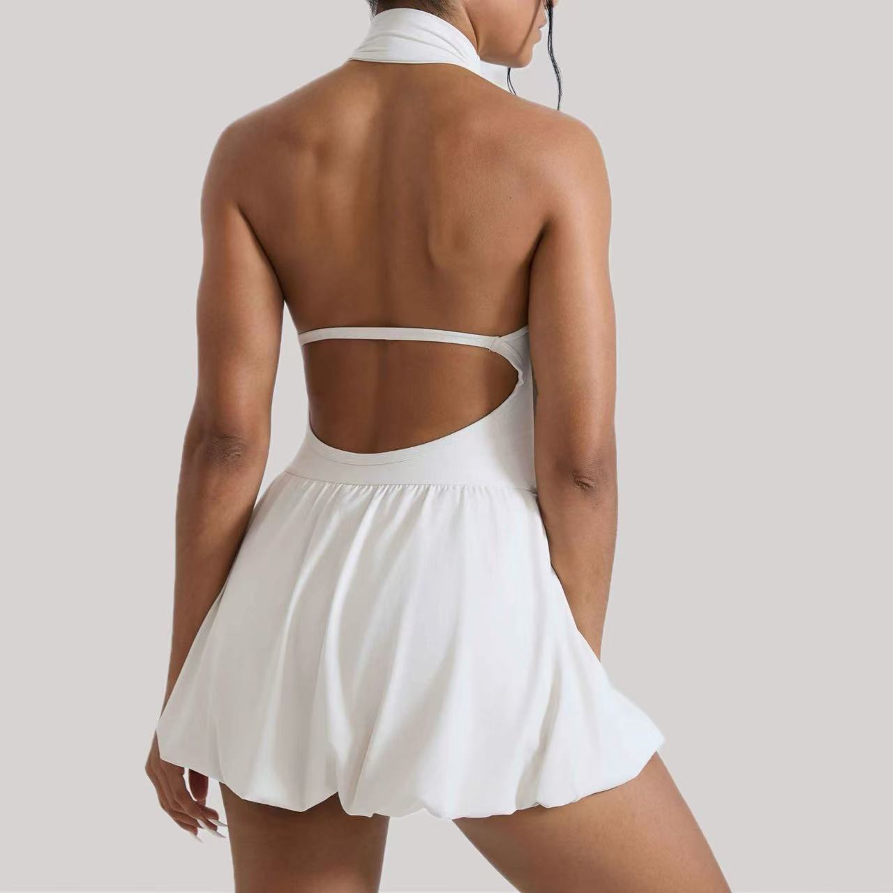 Yoga Fitness Group - Ningyu High Neck Golf Tennis Kleid