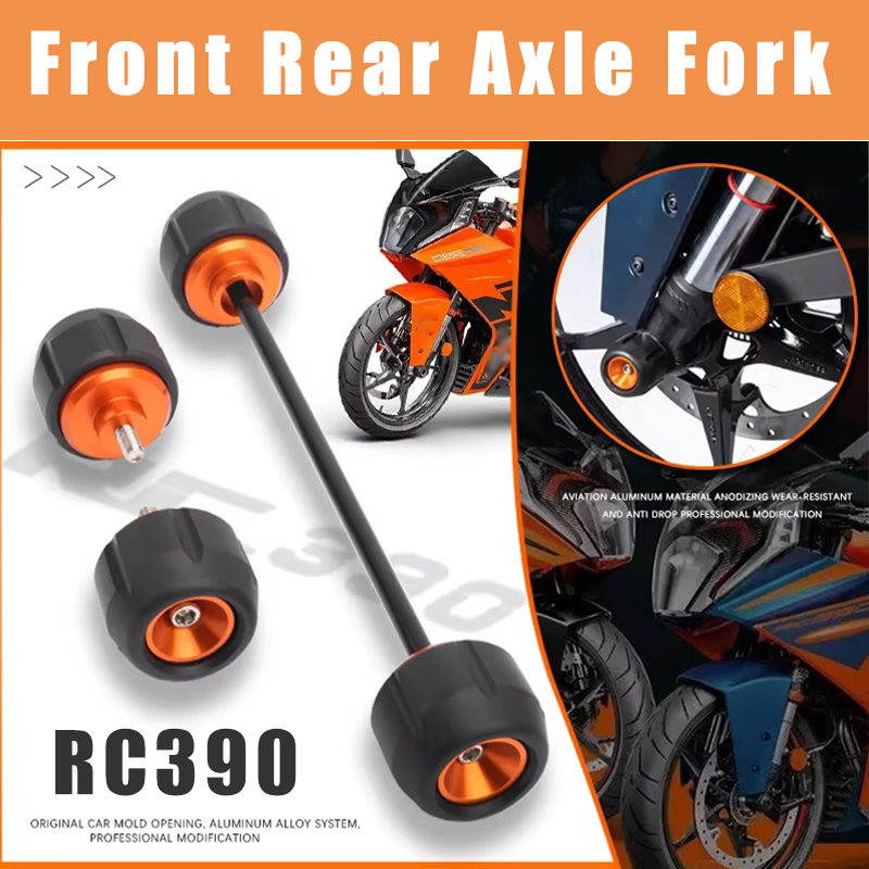 Core Slider - Motorradzubehör Vorder- und Hinterachs-Gabelschutz Crash-Slider Radschutz