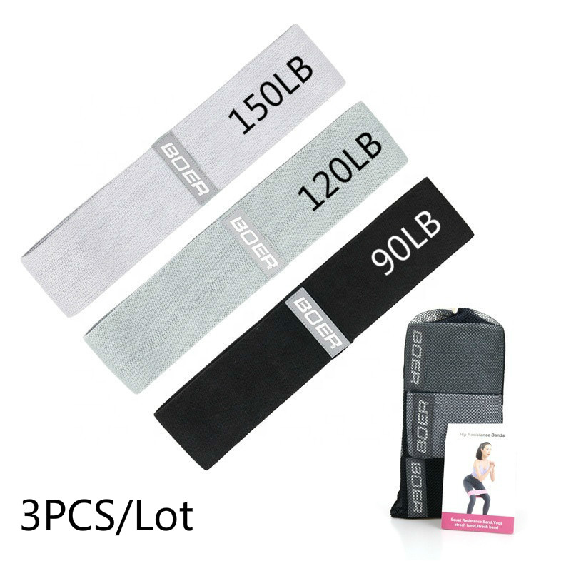3PCS Frauen Männer Stoff Wider – Yoga Fitness Resistance Band Bewertung und Preis