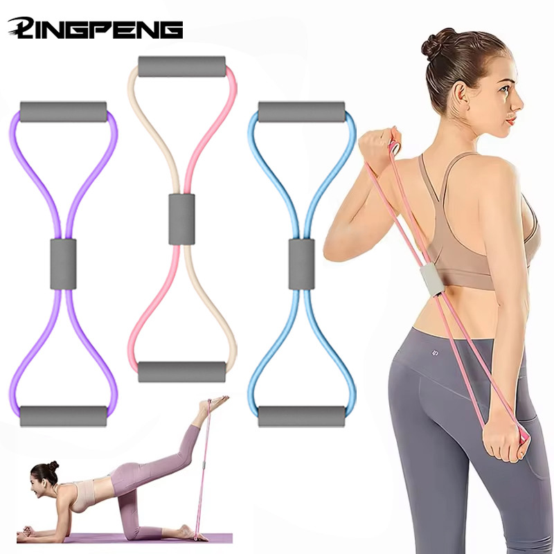 1Pcs Home Gym Elastische Band  – Yoga Fitness Resistance Band Bewertung und Preis