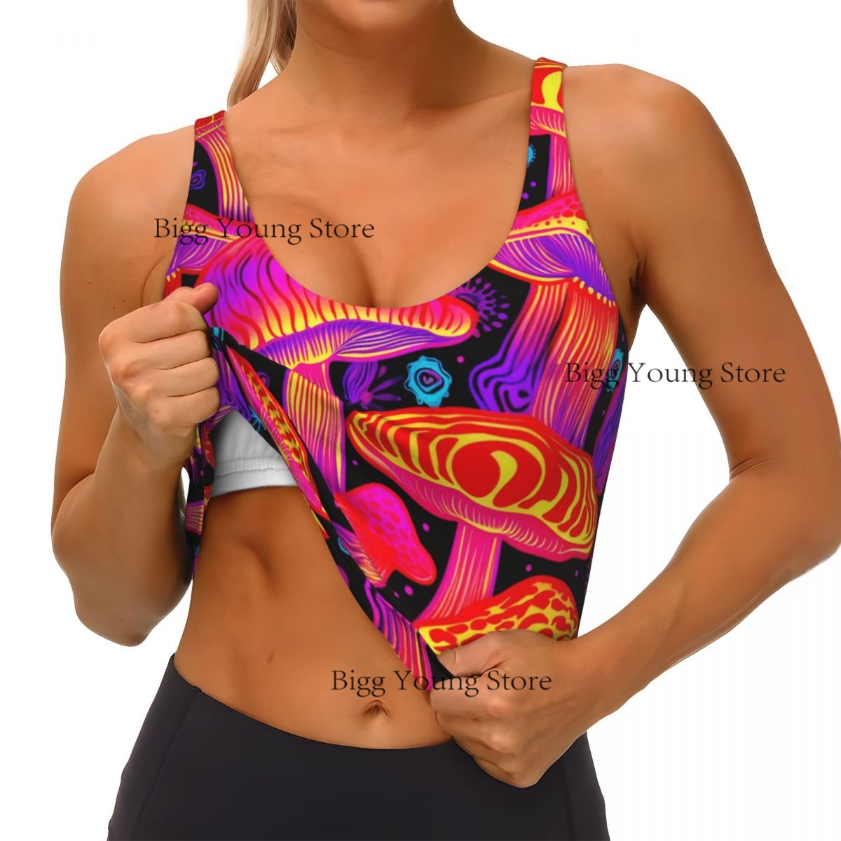Group Mushrooms Basic Tops Dam – Yoga Fitness Group Bewertung und Preis