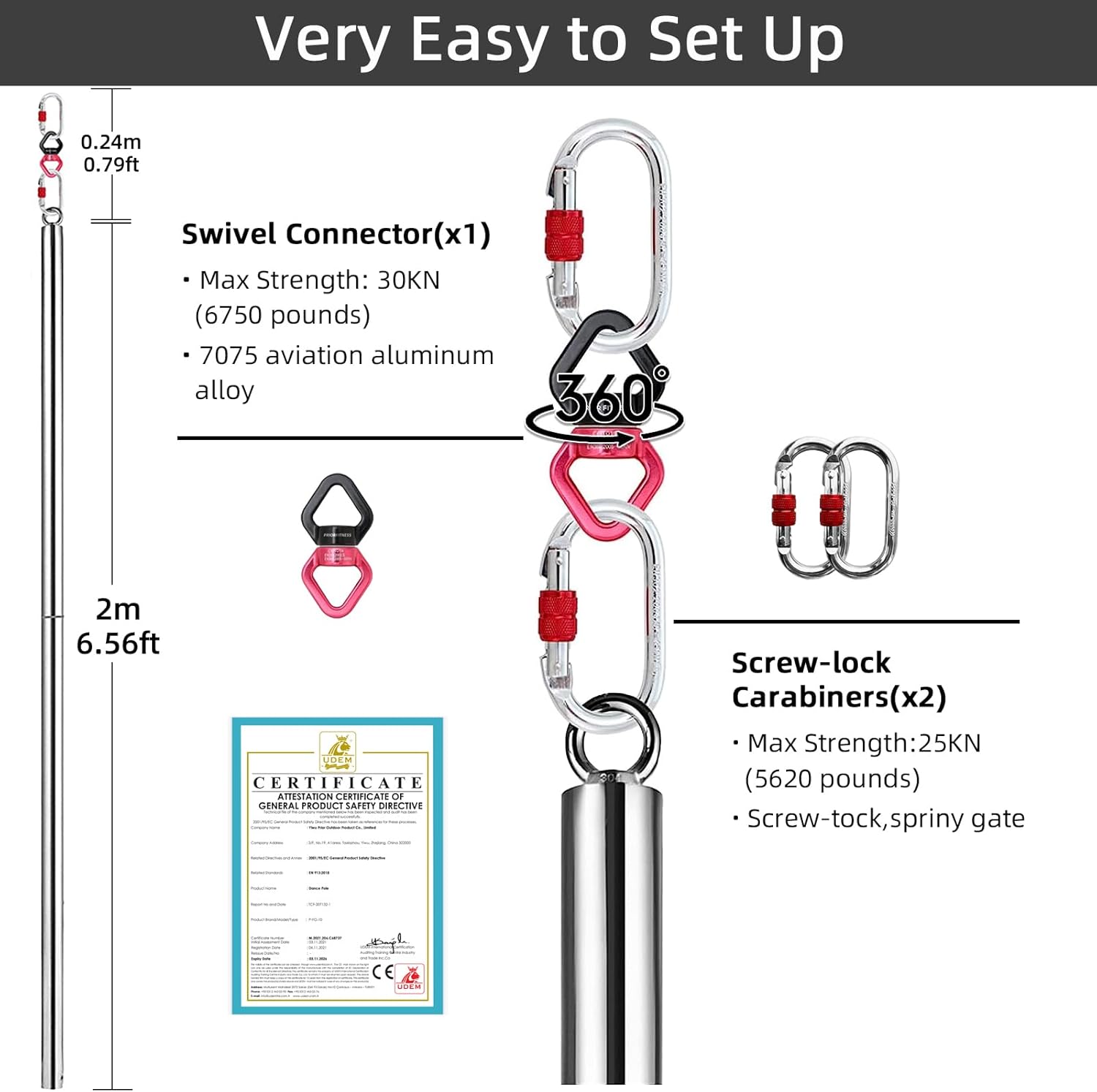 Aerial Flying Dance Pole 2M 36 – Yoga Fitness Spinning Bewertung und Preis