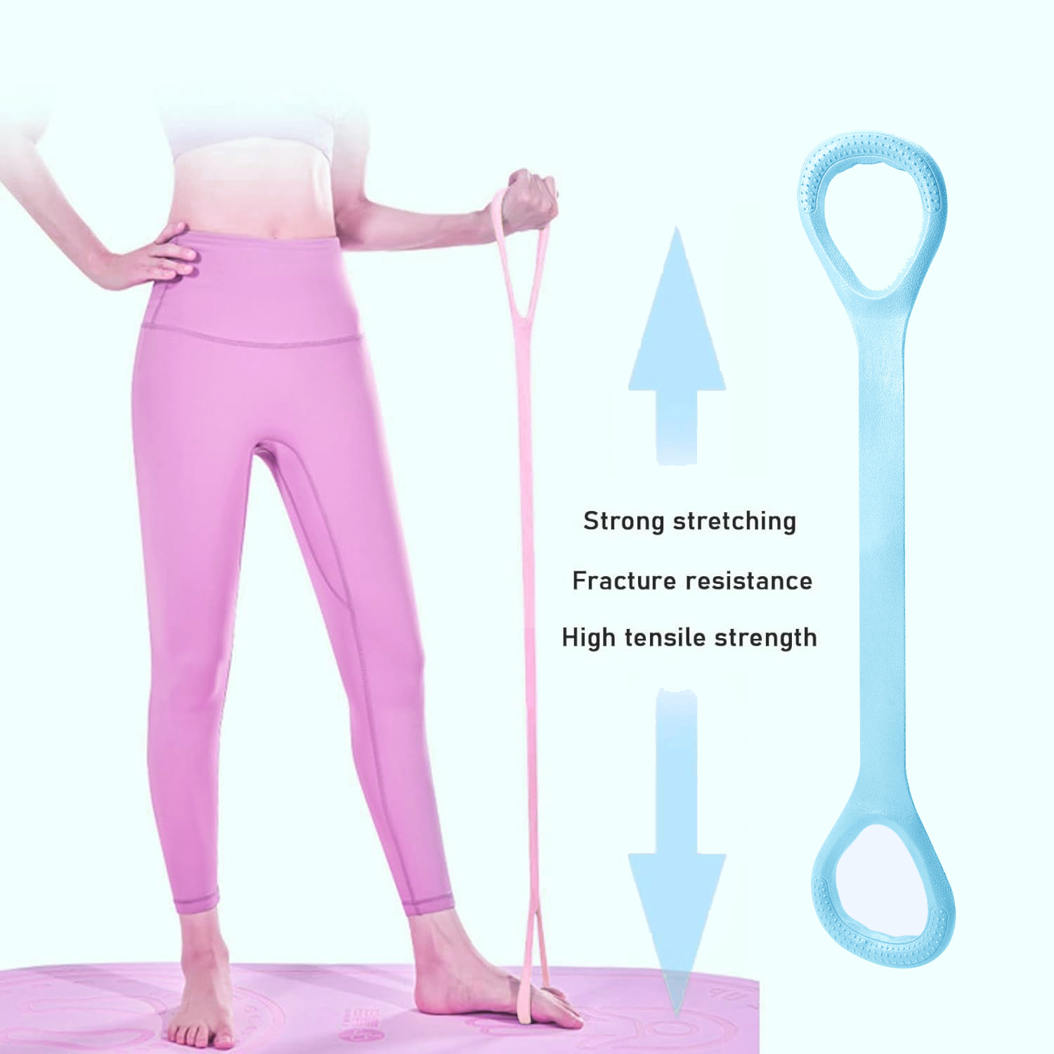 8 Fitness-Widerstandsbänder fü – Yoga Fitness Resistance Band Bewertung und Preis
