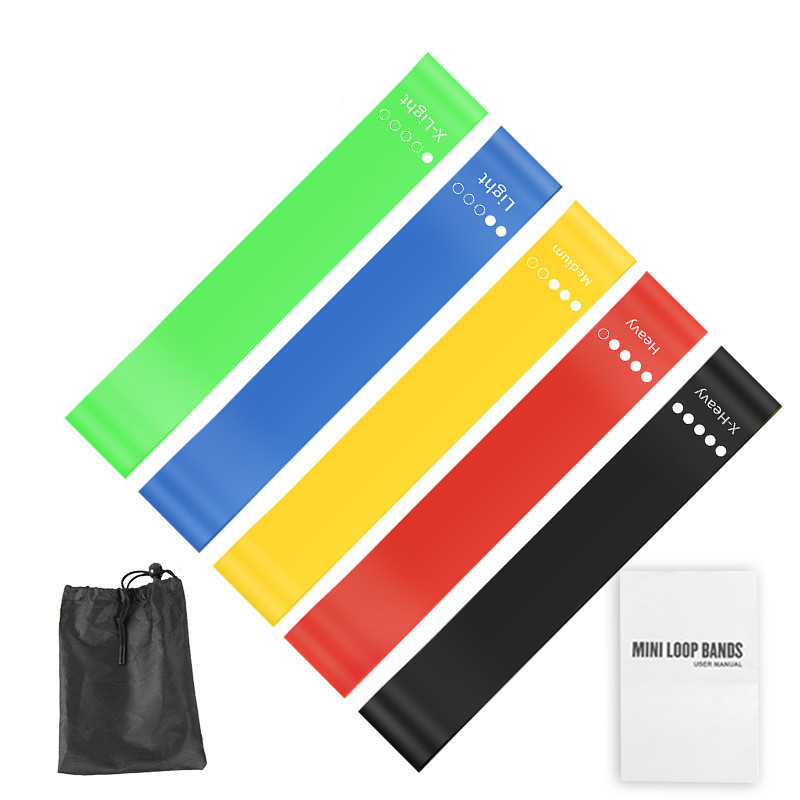 5-teiliges TPE-Widerstandsband – Yoga Fitness Resistance Band Bewertung und Preis
