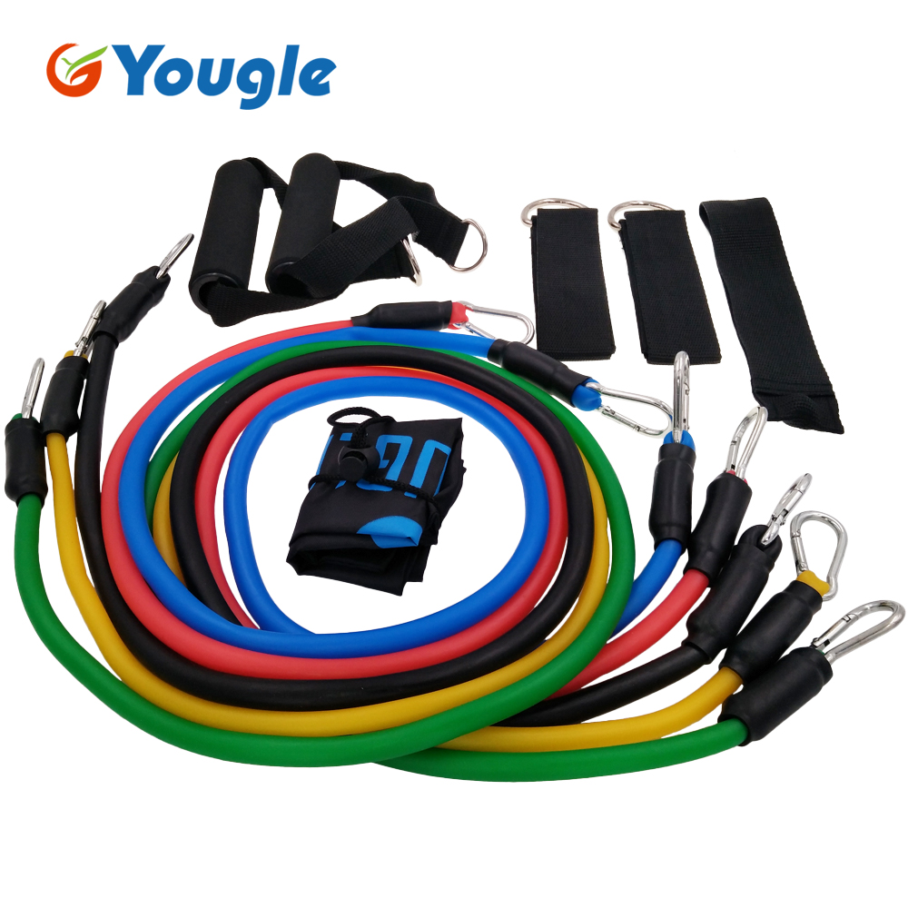 YOUGLE 11 teile/satz Pull Seil – Yoga Fitness Resistance Band Bewertung und Preis